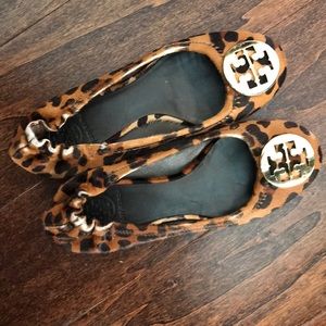 Tory Burch Calf hair reva flats